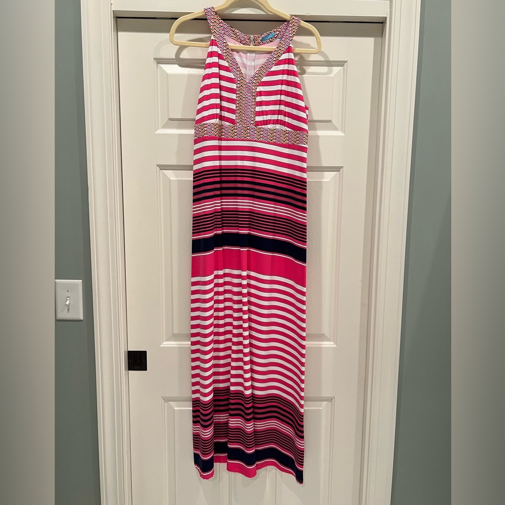 J. McLaughlin Catalina Cloth Maxi Dress Size M